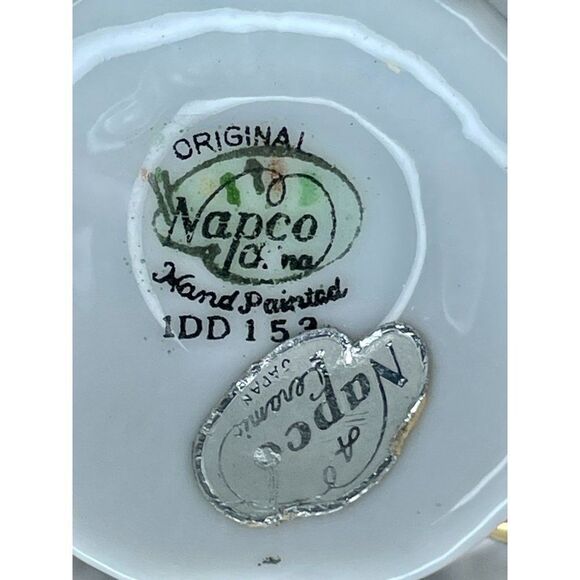 Vintage Demitasse Teacup and Saucer Napco Japan 1DD153 - Picture 5 of 6